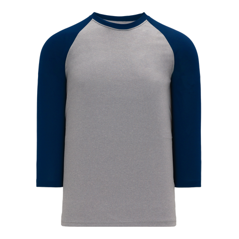 Athletic Knit 3/4 Sleeve Crew Neck Baseball Shirt (BA1846)